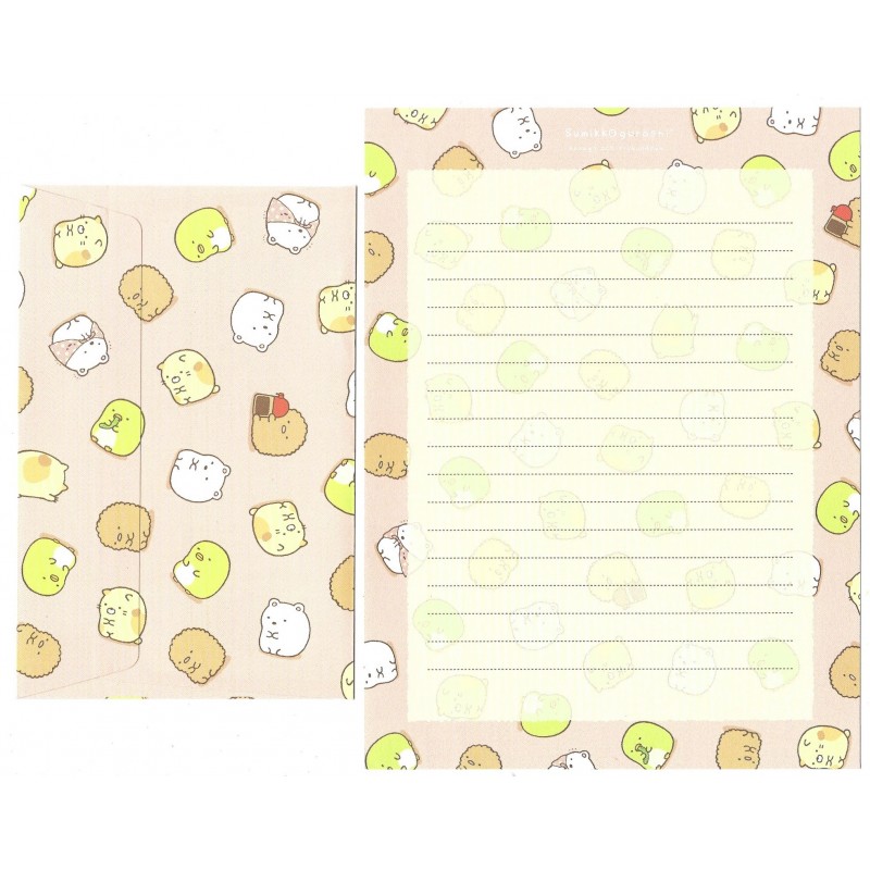 Conjunto de Papel de Carta Sumikko Gurashi 8 SAN-X