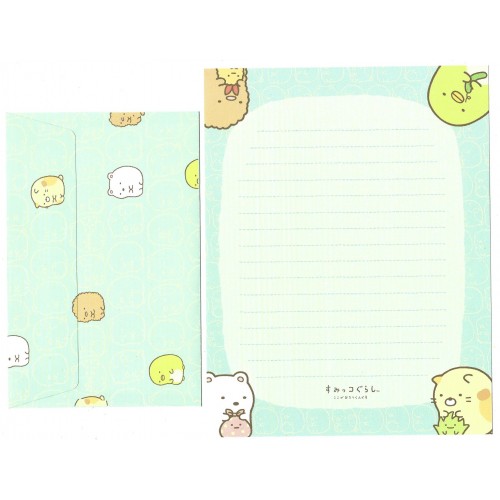 Conjunto de Papel de Carta Sumikko Gurashi 9 SAN-X