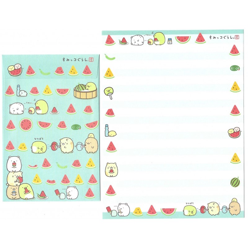 Conjunto de Papel de Carta Sumikko Gurashi 13 SAN-X