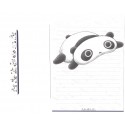Conjunto de Papel de Carta Importado TAREPANDA NN - San-X