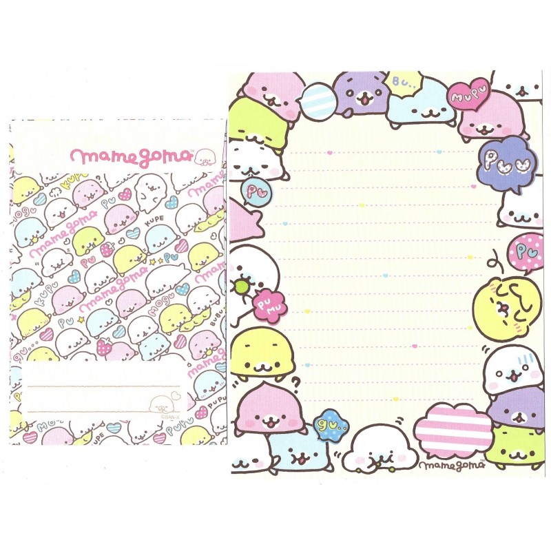 Conjunto de Papel de Carta Mamegoma PUPU1 SAN-X