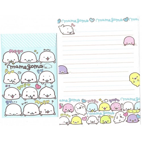 Conjunto de Papel de Carta Mamegoma PUPU3 SAN-X