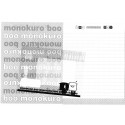 Conjunto de Papel de Carta Monokuro Boo TRA1 SAN-X