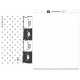 Conjunto de Papel de Carta Monokuro Boo Dots3 SAN-X