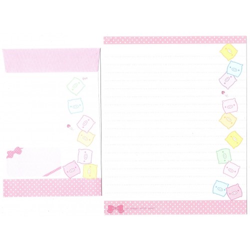 Kit 4 Conjuntos de Papel de Carta Importado Baby Boo - San-X