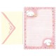 Conjunto de Papel de Carta Importado Shiro Petto - San-X