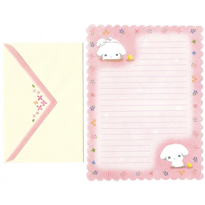 Conjunto de Papel de Carta Importado Shiro Petto - San-X