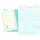 Conjunto de Papel de Carta Importado Shiro Petto DC - San-X