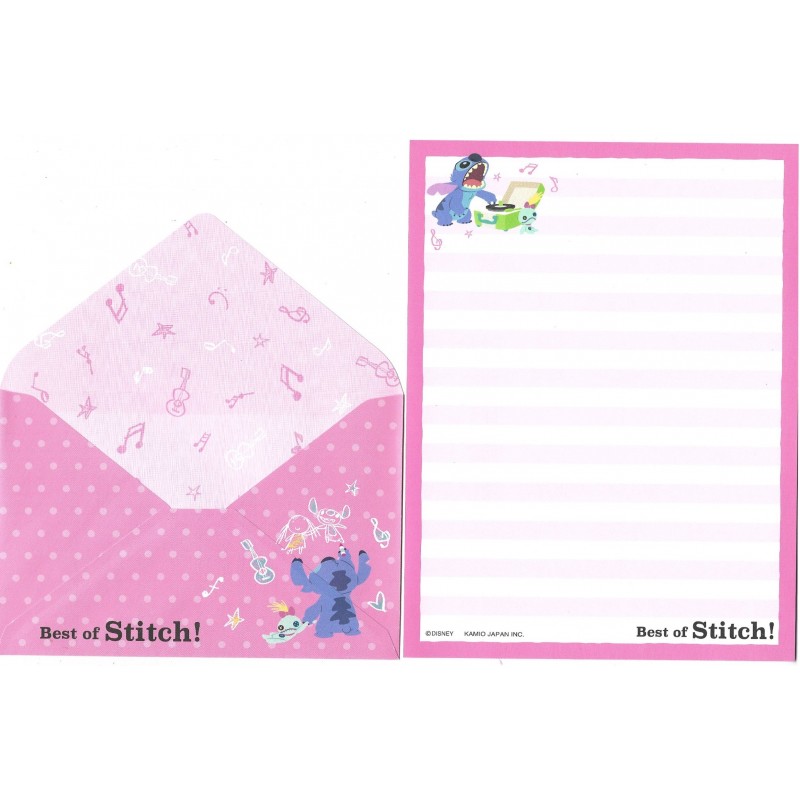 Conjunto de Papel de Carta Disney Best of Stitch CRS