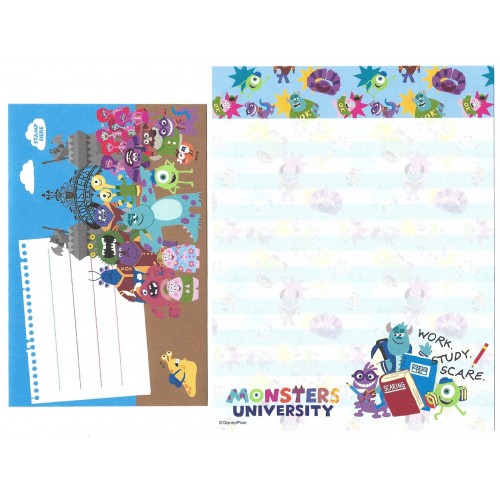 Conjunto de Papel de Carta Disney/Pixar Monsters University WSS