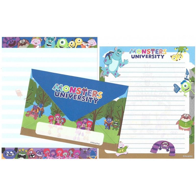Conjunto de Papel de Carta Disney/Pixar Monsters University WSS