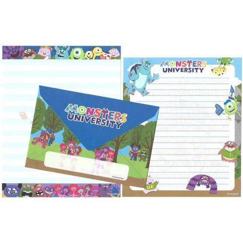 Conjunto de Papel de Carta Disney/Pixar Monsters University WSS