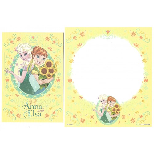 Conjunto de Papel de Carta Disney Frozen - Elsa & Anna (AM)