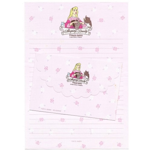 Conjunto de Papel de Carta Disney Sleeping Beauty Tokyo Queen