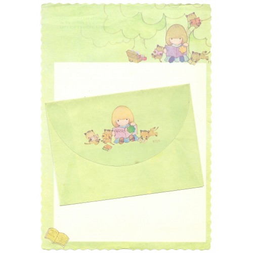 Conjunto de Papel de Carta Antigo (Vintage) Arisu No Heya (CVD) Tai