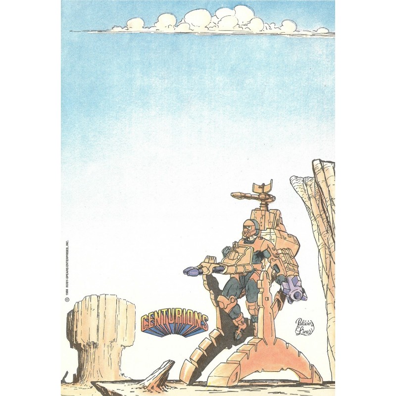 Papel de Carta Coleção Palacio's Line Centurions IV