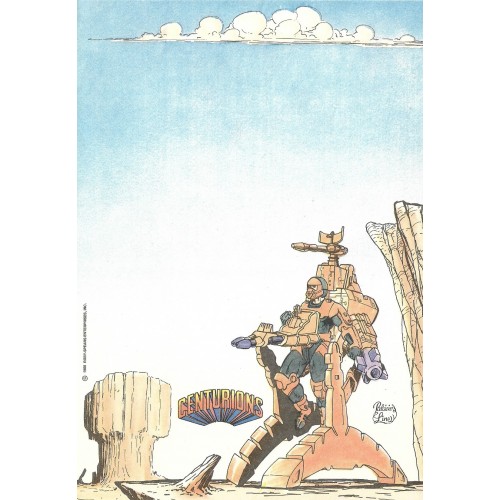 Papel de Carta Coleção Palacio's Line Centurions IV