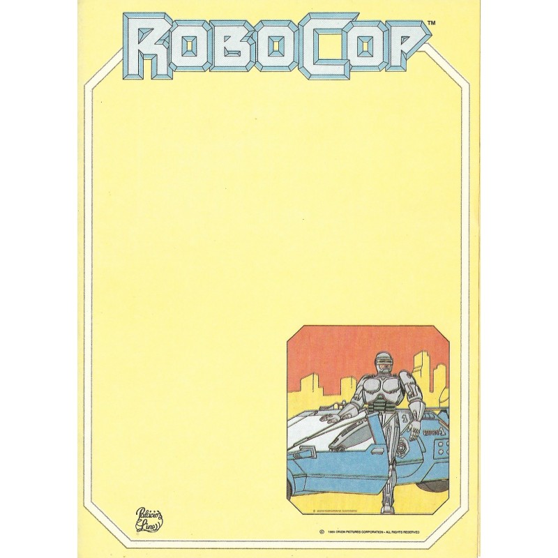 Papel de Carta AVULSO Coleção Palacio's Line ROBOCOP I