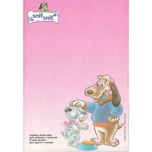 Papel de Carta Coleção SNIF-SNIF D