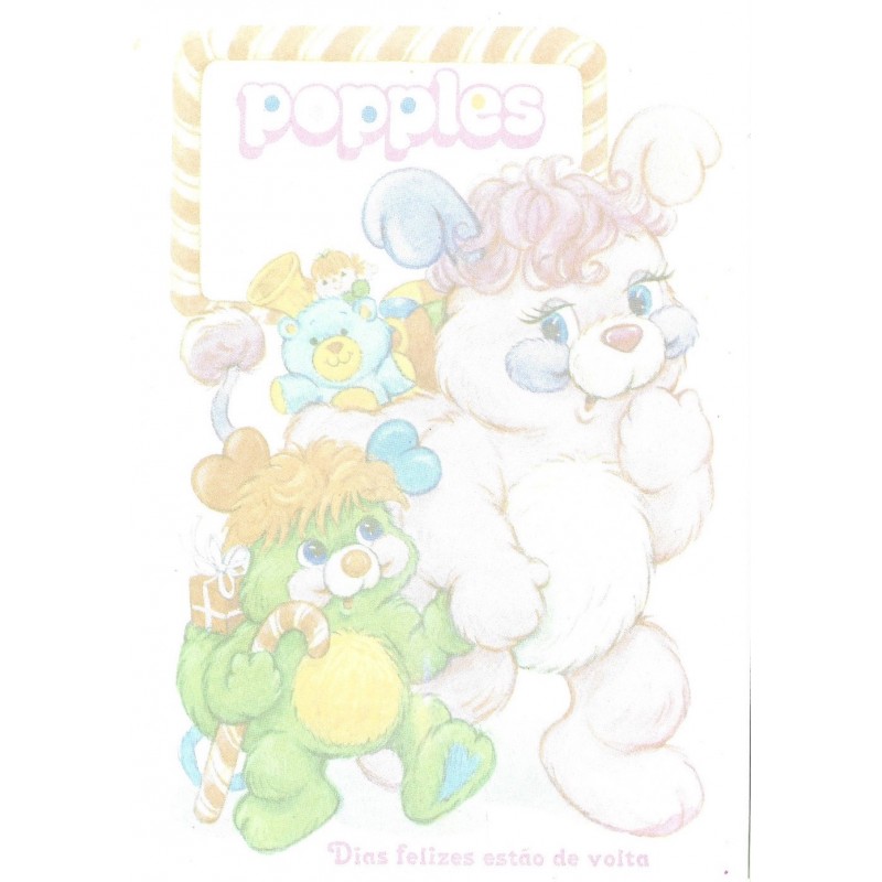 Papel de Carta AVULSO Antigo M Popples III