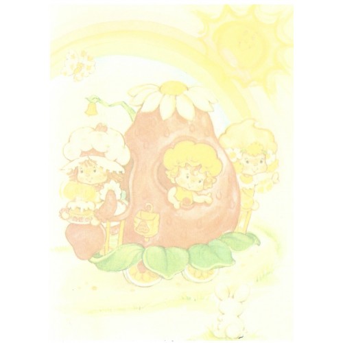 Papel de Carta Antigo M Morango