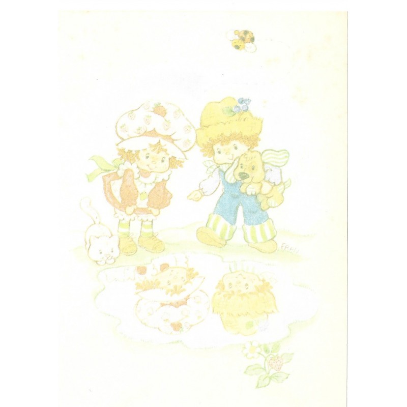 Papel de Carta Antigo M Moranguinho & Limãozinho LAGO