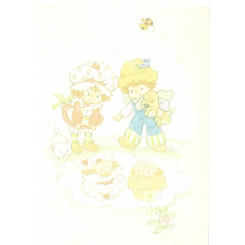 Papel de Carta Antigo M Moranguinho & Limãozinho LAGO