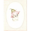 Notelette Antigo Gatinho Hallmark Crown