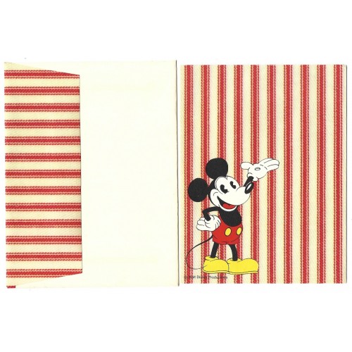 Notelette Vintage Disney Mickey Mouse Hallmark