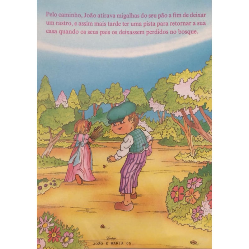 Papel de Carta CARTIUGE Personagens João e Maria 05