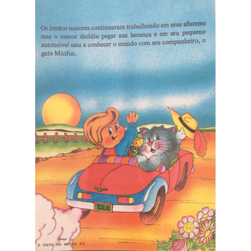 Papel de Carta CARTIUGE Personagens O Gato de Botas 03