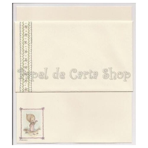 Conjunto de Papel de Carta Antigo Betsey Clark - Trio 2