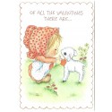 Cartão ANTIGO Importado Betsey Clark Valentines CLA Hallmark