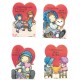 Kit 4 Mini-Cartões Valentines Antigo Importado Holly Hobbie AG