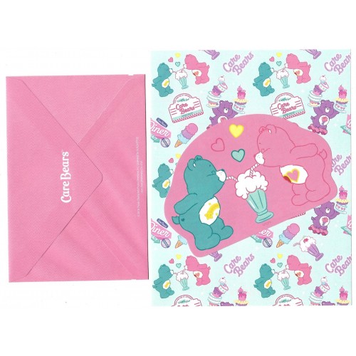 Ano 2018. Conjunto de Papel de Carta Importado Care Bears CVD