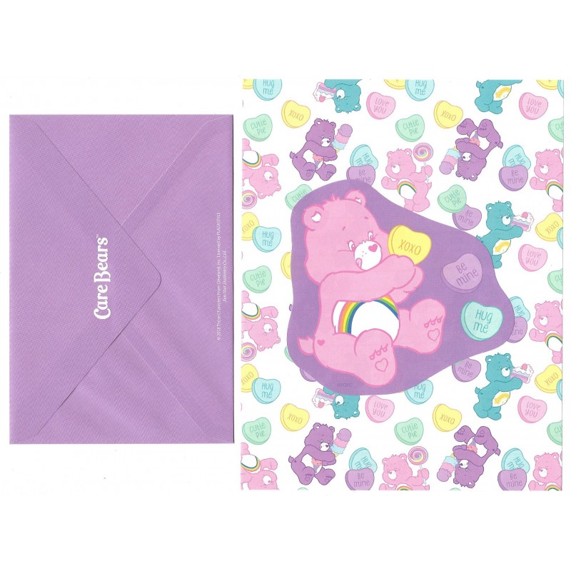 Ano 2018. Conjunto de Papel de Carta Importado Care Bears CLL