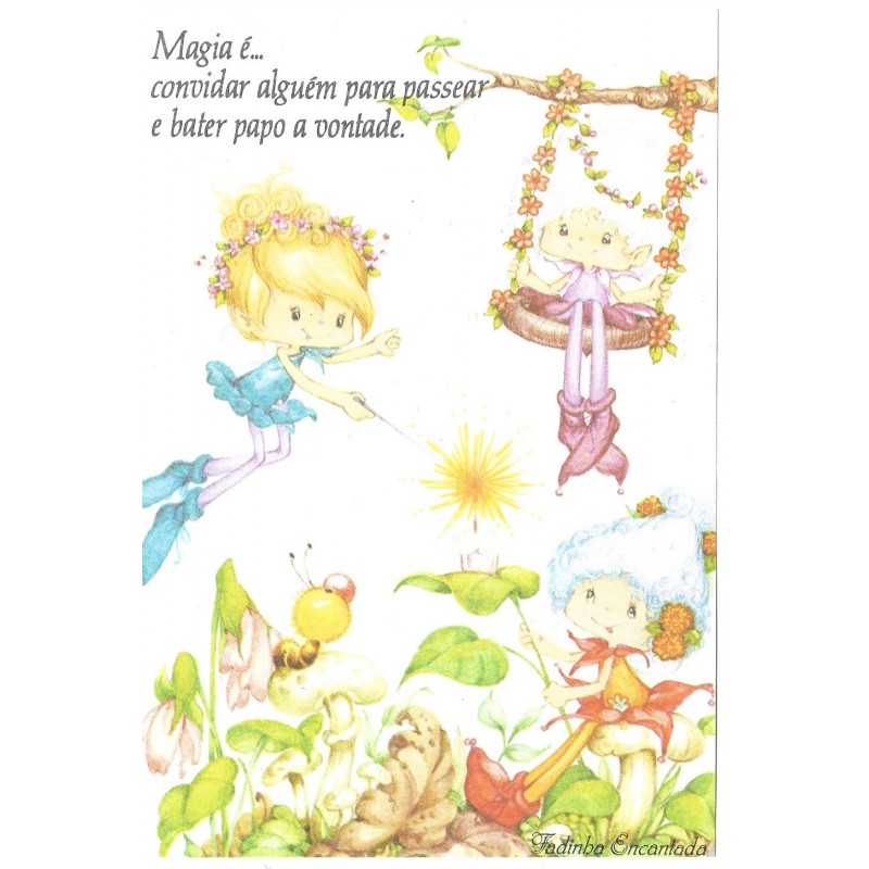 Papel de Carta Antigo M Fadinha Encantada (CVO)