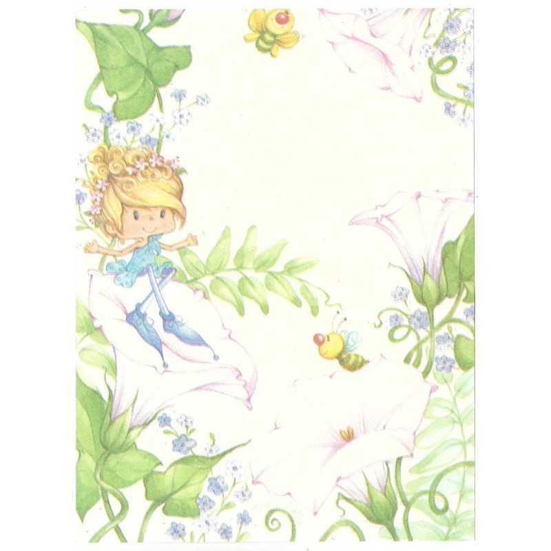 Papel de Carta Antigo M3 Fadinha Encantada