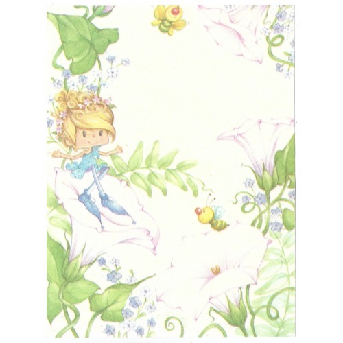 Papel de Carta Antigo M3 Fadinha Encantada