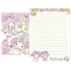 Ano 2015. Kit 2 Conjuntos de Papel de Carta My Melody & Piano Paris 2