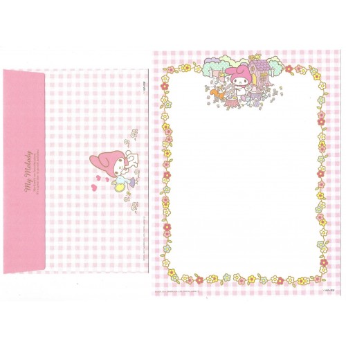 Ano 2017. Kit 2 Conjuntos de Papel de Carta My Melody Mariland Sanrio