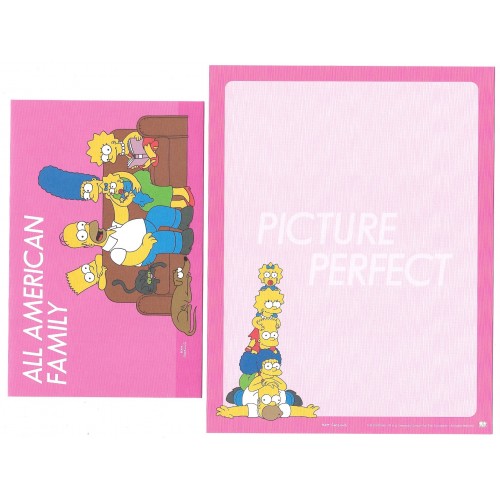 Conjunto de Papel de Carta Importado Os Simpsons Bart CRS