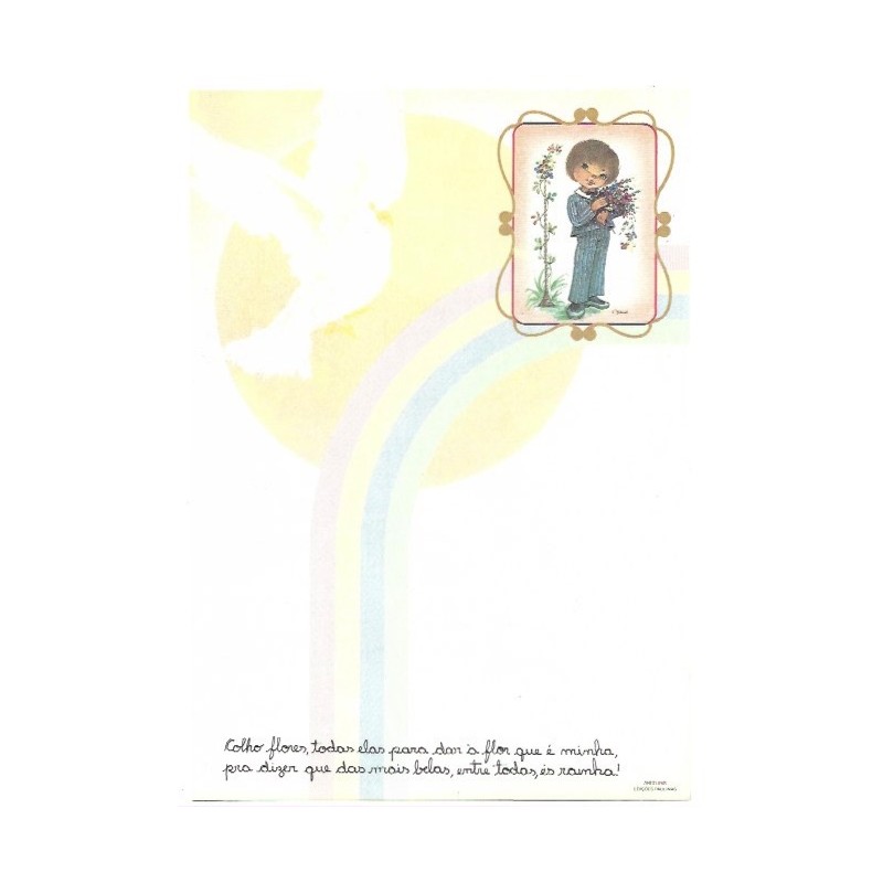 Papel de Carta Arco Iris 10