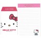 Ano 2012. Kit 4 Conjuntos de Papel de Carta Hello Kitty CRS