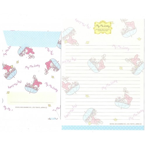 Ano 2013. Kit 2 Conjuntos de Papel de Carta My Melody Umbrella Sanrio