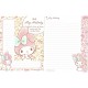 Ano 2014. Kit 2 Conjuntos de Papel de Carta My Melody Dreams Sanrio