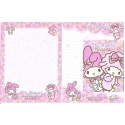 Ano 2017. Conjunto de Papel de Carta My Melody Sweet Aroma Sanrio