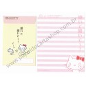 Ano 2007. Conjunto de Papel de Carta Hello Kitty Feelings FCLR Sanrio