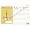 Ano 2007. Conjunto de Papel de Carta Hello Kitty Feelings FCBG2 Sanrio