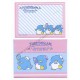 Ano 2017. Kit 15 Mini-Conjuntos de Papel de Carta Sanrio Characters